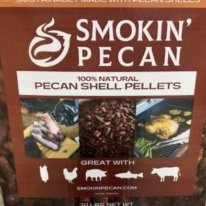 Smokin' Pecan; Pecan Shell Pellets - 20lb Box